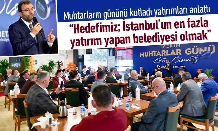 “Hedefimiz, İstanbul’da en fazla yatırım yapan belediye olmak”