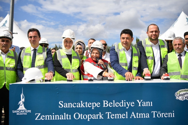 Sancaktepe Belediyesi Zemin Altı Otoparkı Temel Atma Töreni yapıldı