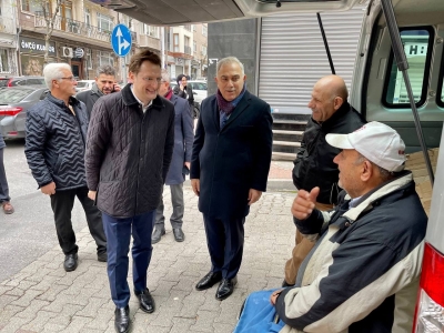 Başkan Turan İstanbul Milletvekili Sn. Dr. Halit Yerebakan ile Akşemsettin Mahallesi'ni Ziyaret Etti