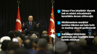 Cumhurbaşkanı Erdoğan: FETÖ'nün ipi İslam düşmanlarının elindedir