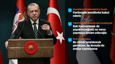 Erdoğan'dan İnce'nin randevu talebine yanıt 